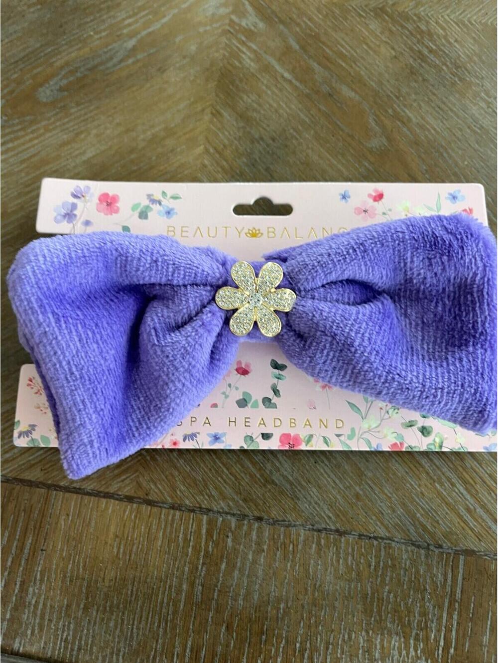 Beauty Balance Spa Headband Purple